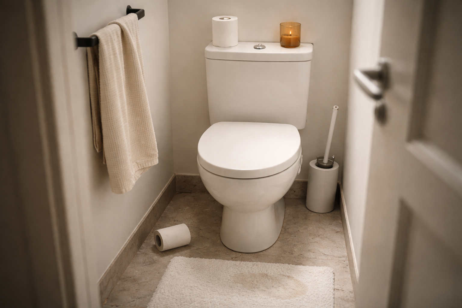 Stop med at gå i panik over andres toilet – sådan overlever du uheldet