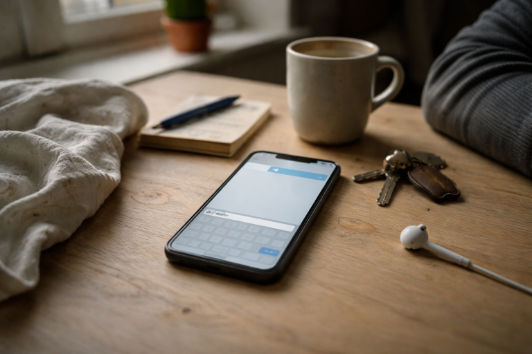 Tilbage fra besked-døden